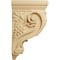 Ekena Millwork 4 1/4"W x 8"D x 13 1/4"H Devon Grapes & Vines Corbel, Alder COR04X08X13DEAL - alternate 2